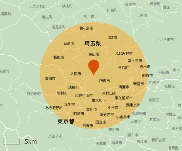 所沢デンタルクリニックMap